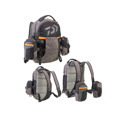 DAIWA BALIKÇI ÇANTASI GRİ TURUNCU 30*14*48CM - Daiwa