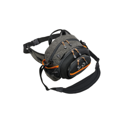 DAIWA BALIKÇI ÇANTASI GRİ TURUNCU BEL VE OMUZ ASKILI 30*22*18 - Daiwa