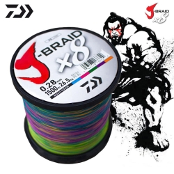 Daiwa JBraid 8B Multicolor 1500m İp Misina - Daiwa