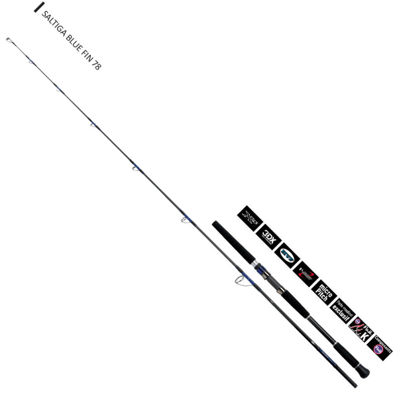 Daiwa Saltiga Blue Fin 234cm 30-100 Olta Kamışı - 1