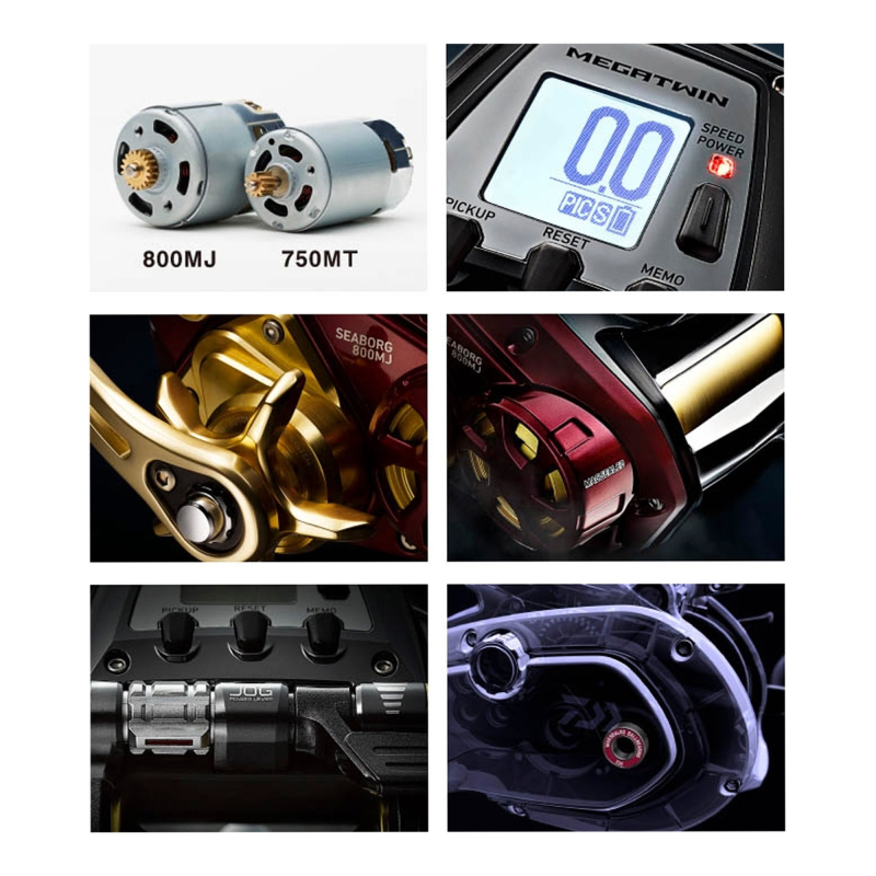 Daiwa Seaborg 800 MJ (AD) Elektrikli Çıkrık Makara - 4