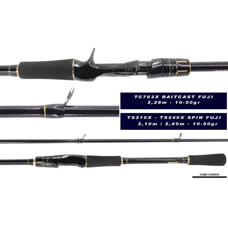 Jeking Spin Fuji 2.40m 10-50gr 2P Olta Kamışı - 3