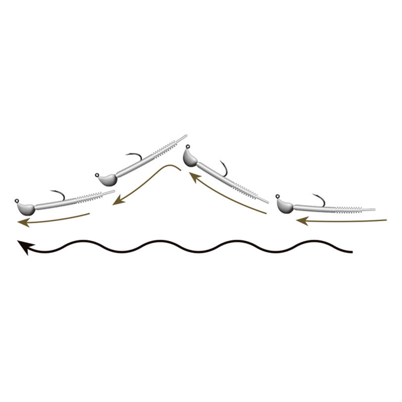 JUNGLEGYM J301 CAROUSEL JIG HEAD 0.6GR (5AD) - 2