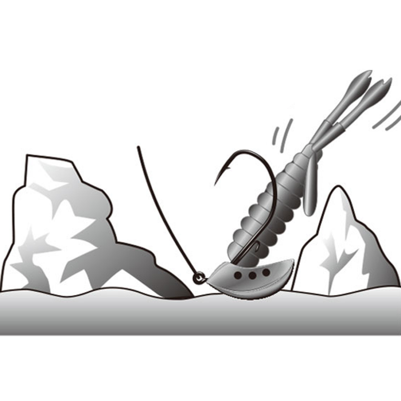 JUNGLEGYM J304 SLEEPER HOLD JIG HEAD (3AD) - 2