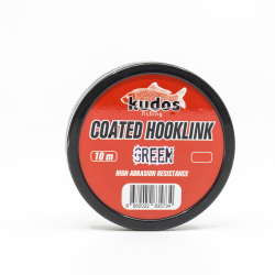 Kudos Coated Hooklink Green 10m 25 Lb. - Kudos