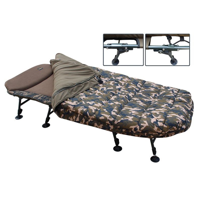 KUDOS KDSK-01 CAMO 8 AYAK, UYKU TULUMLU KAMPET 210*82*Y32-45CM - 1