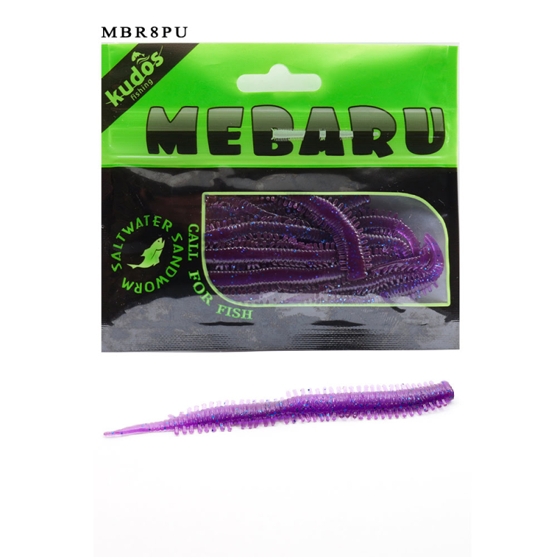 Kudos Mebaru Worm 8 cm (15 Adet) - 1