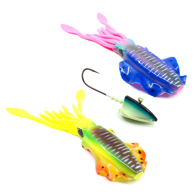 Kudos Pro Squid 20 cm (2 Adet) 170 gr Lumo Jighead - 1
