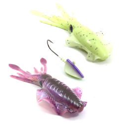 Kudos Pro Squid 20 cm (2 Adet) 170 gr Lumo Jighead - Kudos