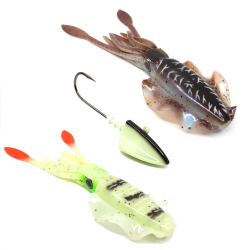 Kudos Pro Squid 20 cm (2 Adet) 170 gr Lumo Jighead - Kudos
