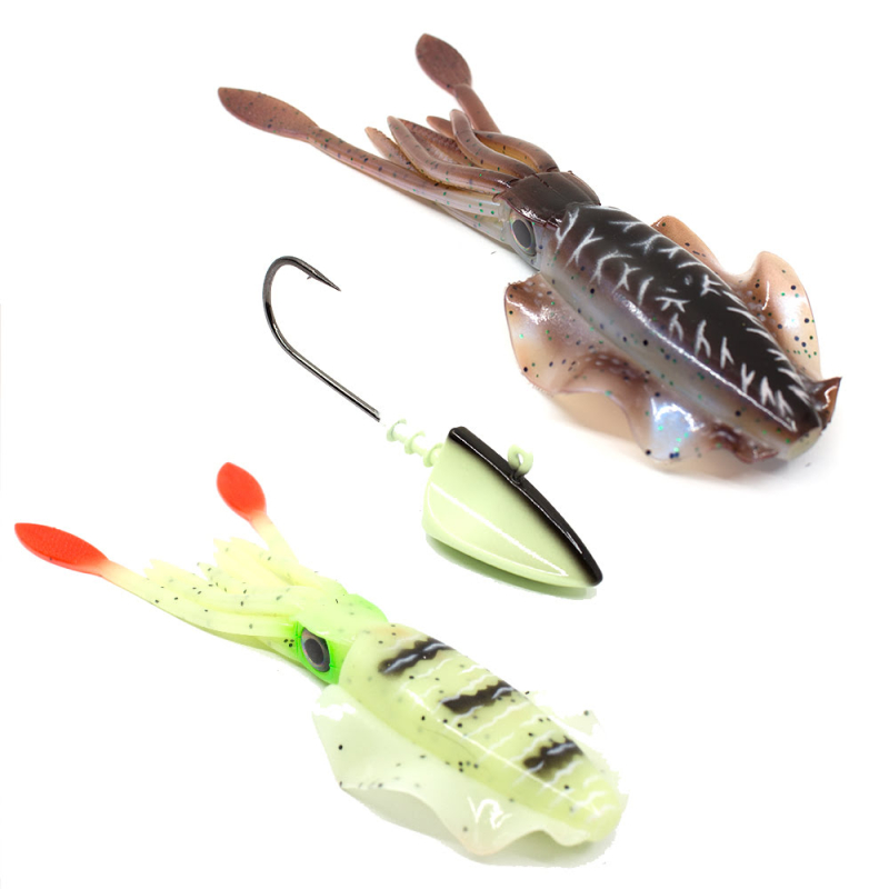 Kudos Pro Squid 20 cm (2 Adet) 170 gr Lumo Jighead - 1