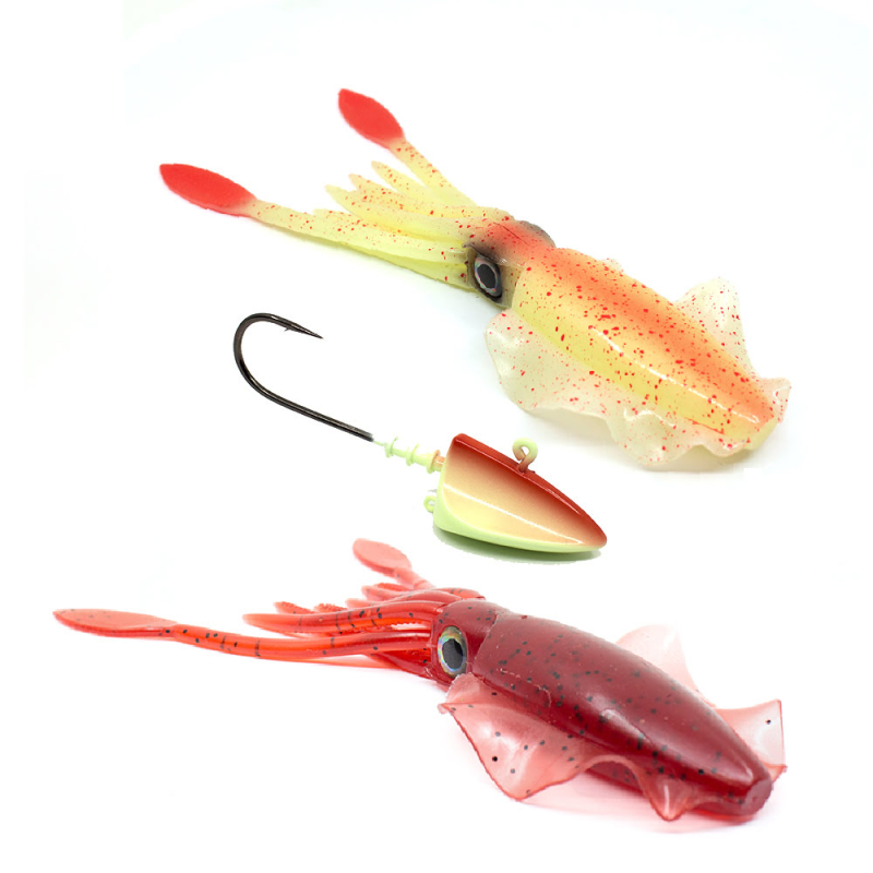 Kudos Pro Squid 20 cm (2 Adet) 170 gr Lumo Jighead - 1