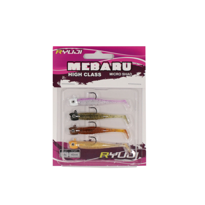 MEBARU MICRO SHAD 65MM 3.8GR NATURAL MIX - 2
