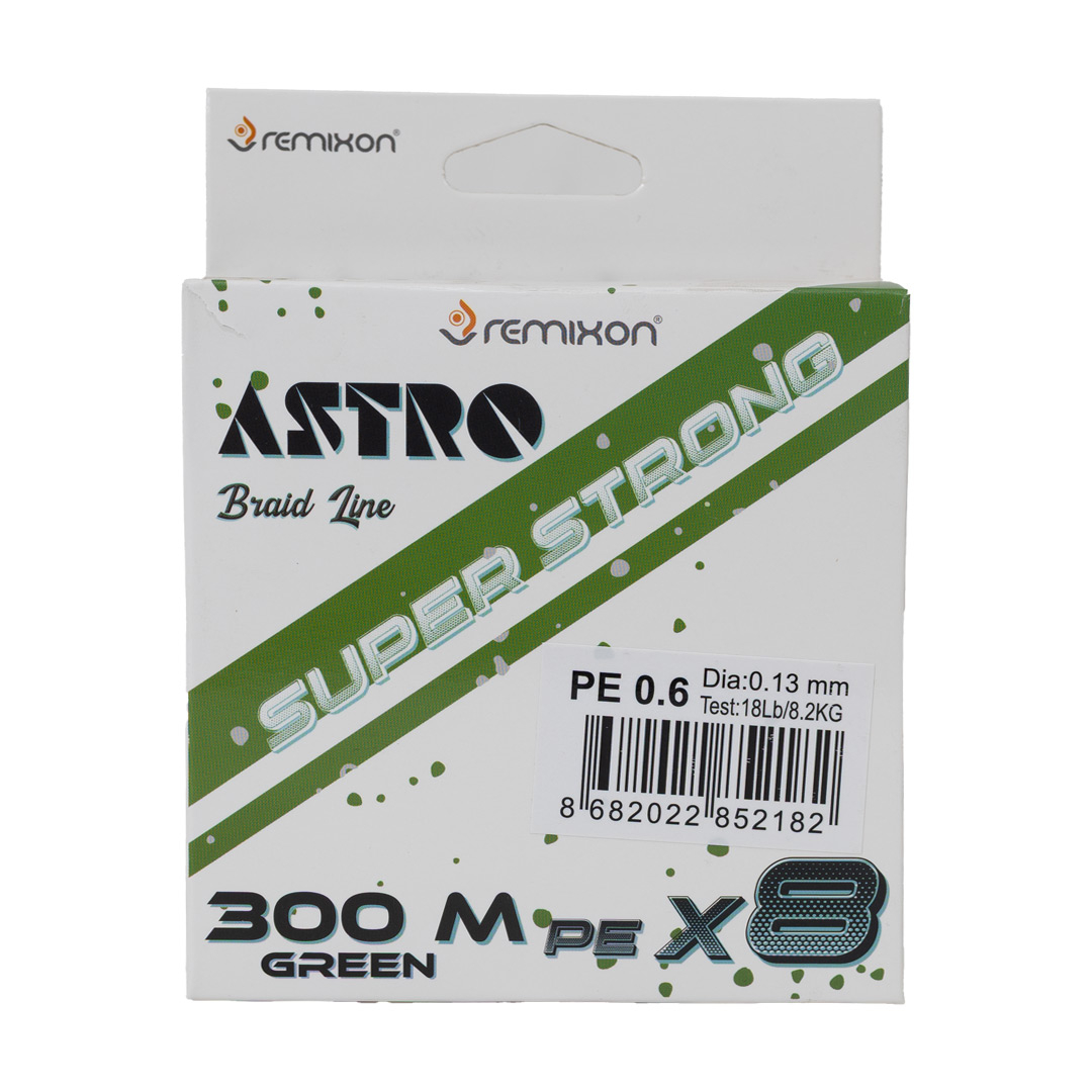 Remixon Astro 8X 0.16mm 300m Green İp Misina Misinalar ve İpler