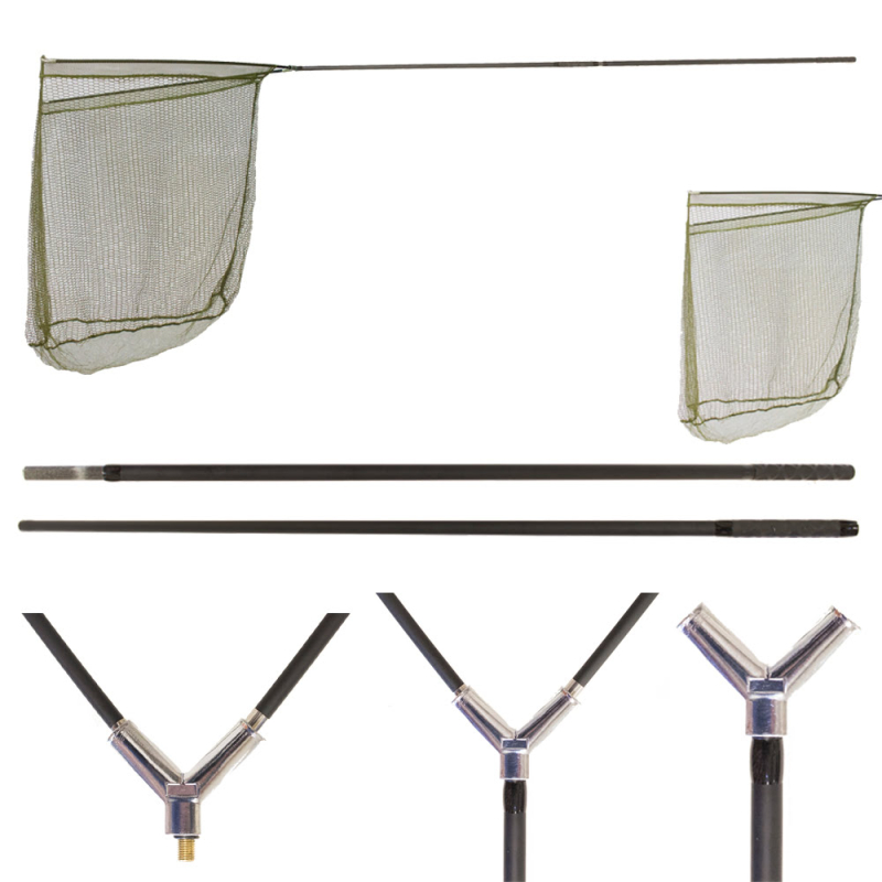 Remixon CLND-01 100cm 1.80m 2P İp Torlu Sazan Kepçe - 1