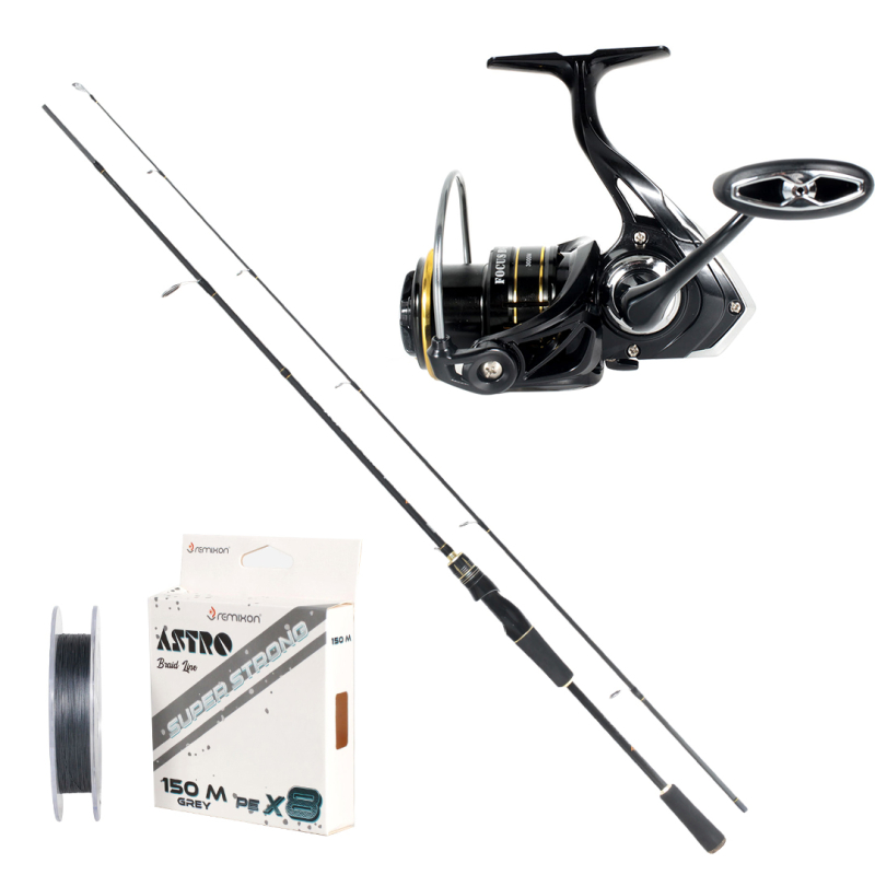 REMIXON FOCUS BG 2.70M 5-35GR 2P KAMIŞ+BG4000M 5+1BB MAKARA, SET - 1