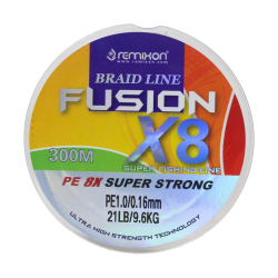 Remixon Fusion 300M X8 Multi Color İp Misina - 2