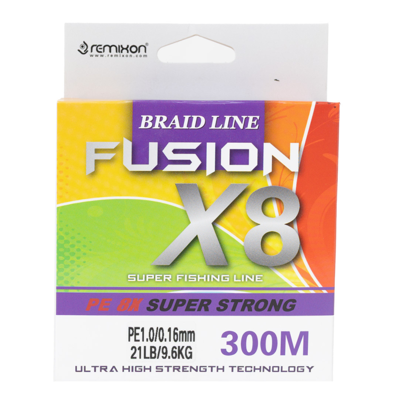 Remixon Fusion 300M X8 Multi Color İp Misina - 3