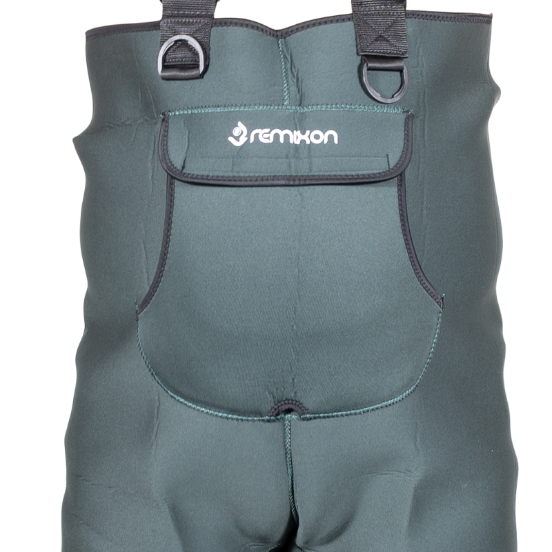 REMIXON 4.5MM NEOPREN YEŞİL PVC BOT TULUM ÇİZME - 4