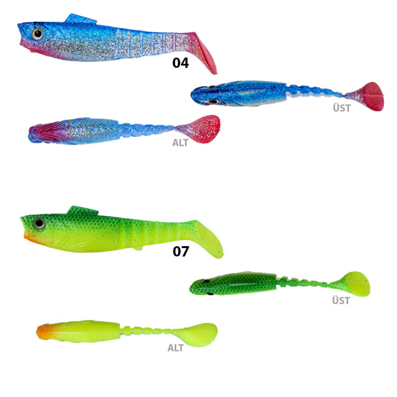 Remixon SLB80 8cm Parçalı Silikon (5 Adet) - 3