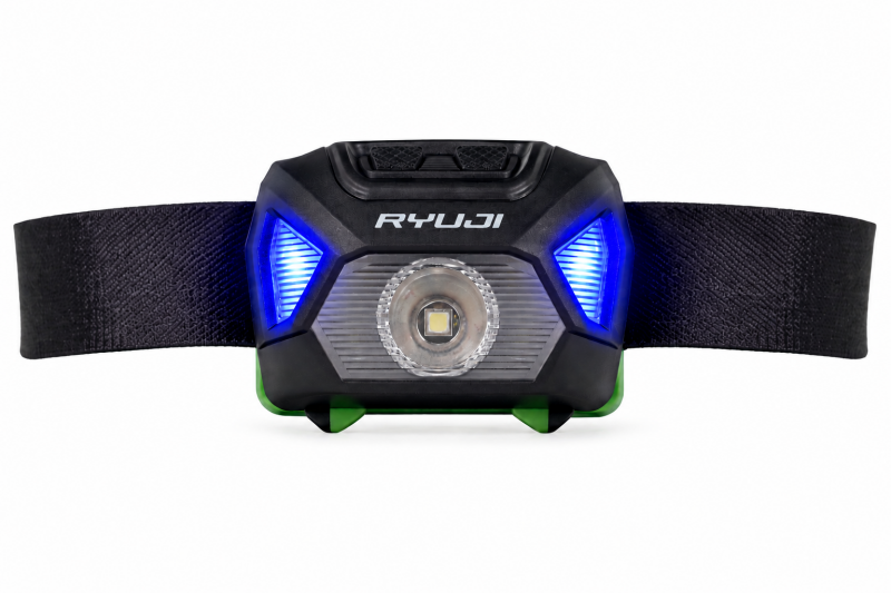 RYUJI 100 LUMEN BEYAZ+ UV KAFA FENERİ - 5