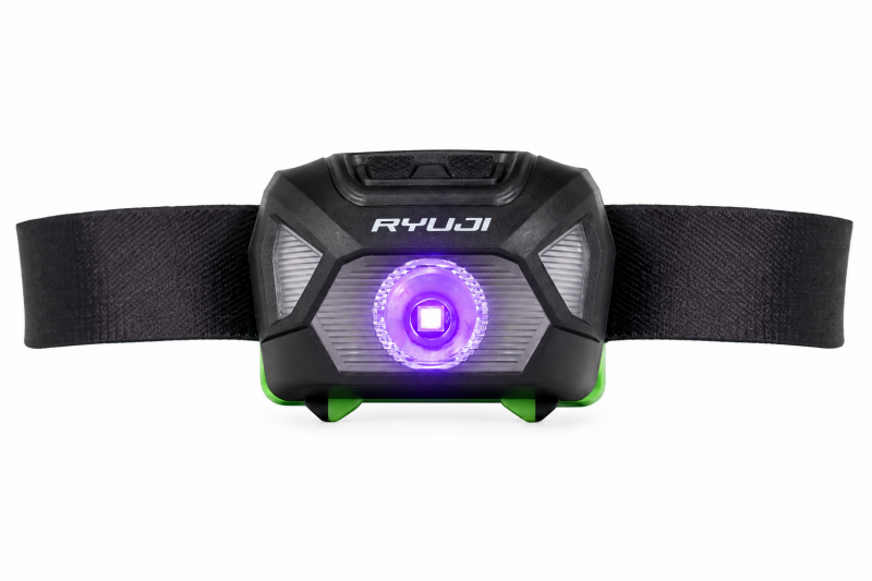RYUJI 100 LUMEN BEYAZ+ UV KAFA FENERİ - 6