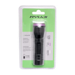 RYUJI 120 LUMEN BEYAZ+ UV EL FENERİ - 4