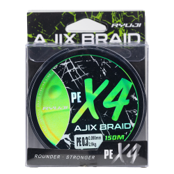 RYUJI AJIX BRAID 4X,150M, WHITE İP MİSİNA - 2
