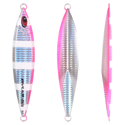 RYUJI CROWN JIG 200GR, BLUE ZEBRA GLOW - 5