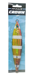 RYUJI CROWN JIG 200GR, BLUE ZEBRA GLOW - 8