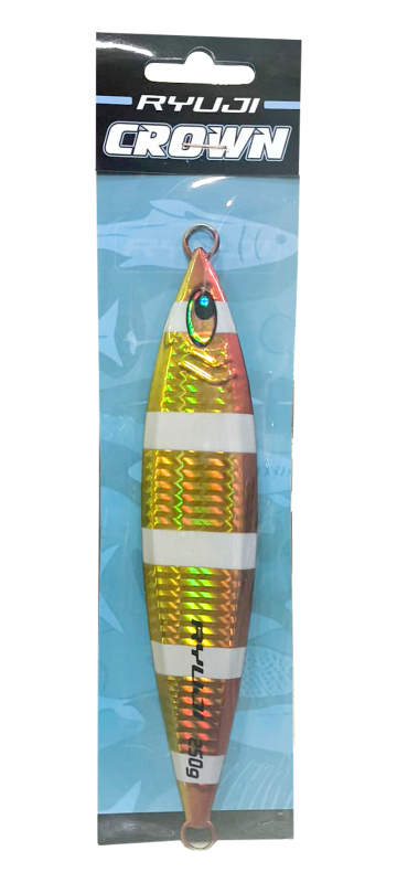 RYUJI CROWN JIG 200GR, BLUE ZEBRA GLOW - 8