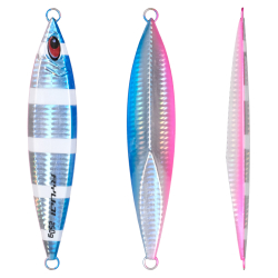 RYUJI CROWN JIG 250GR, PINK ZEBRA GLOW - 2