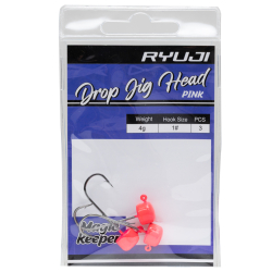 RYUJI DROP JIGHEAD PINK UV İĞNE (3 ADET) - 2