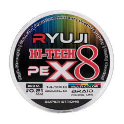 Ryuji Hi-Tech X8 300m Multi Color İp Misina - Ryuji