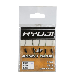 RYUJI LRF HIRSIZ ASSIST HOOK İĞNE NO:10, 4CM (5 ADET) - Ryuji