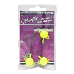 RYUJI MONSTER JIGHEAD YELLOW UV - 2