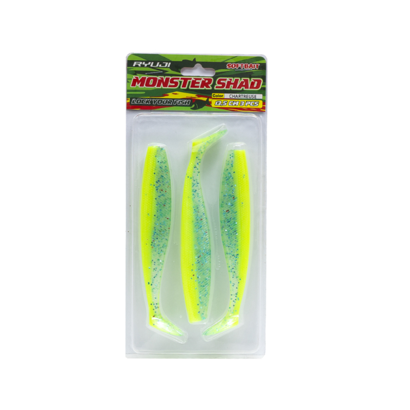 RYUJI MONSTER SHAD 13.5CM ,16GR, (3AD) - 2