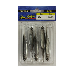Ryuji Real Fish 8cm Silikon Yem (5 Adet) - 2