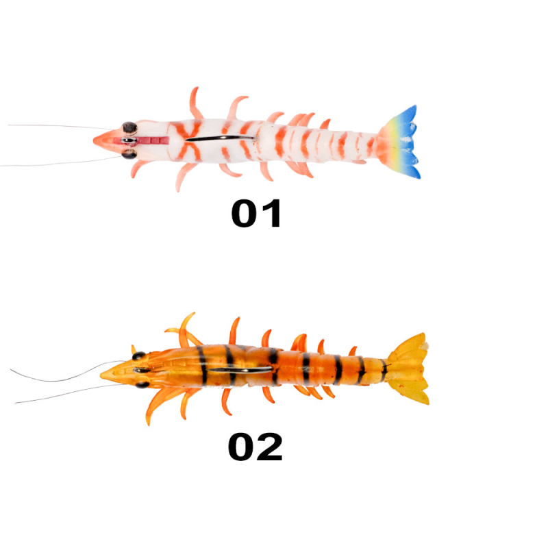 Ryuji Real Shrimp 7.6cm 12gr Silikon Yem - 2
