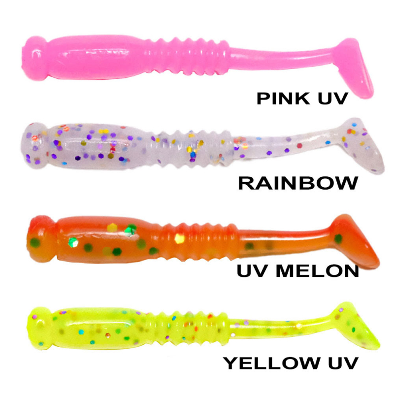 Ryuji Rock Tail 4cm Kokulu Silikon Yem (12 adet) - 4