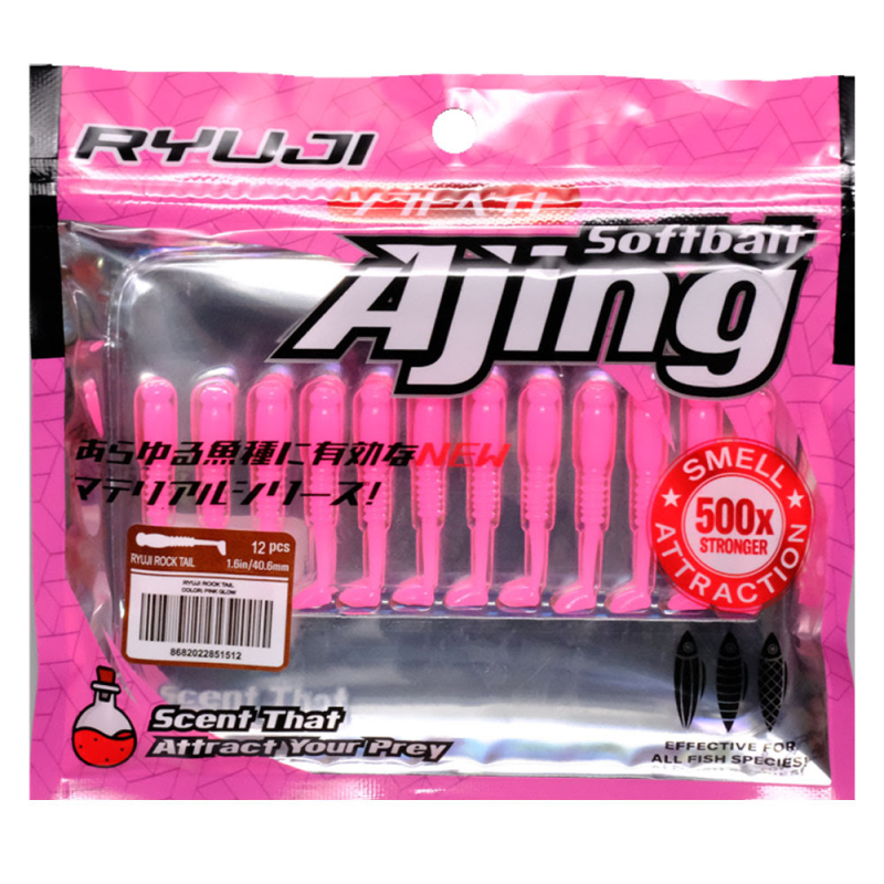 Ryuji Rock Tail 4cm Kokulu Silikon Yem (12 adet) - 5