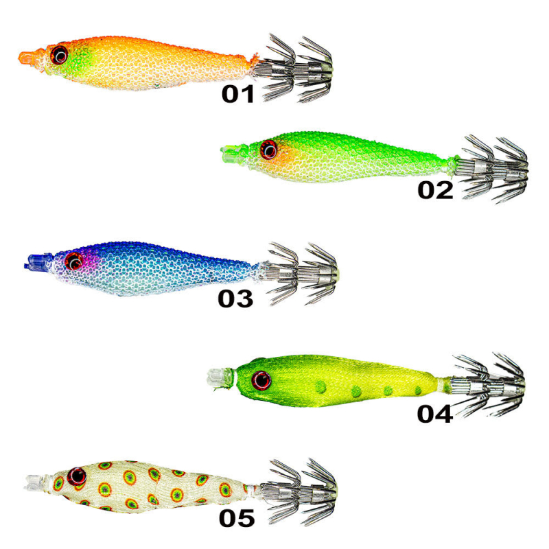 Ryuji Soft Squid 7cm Silikon Kalamar Jighead - 2