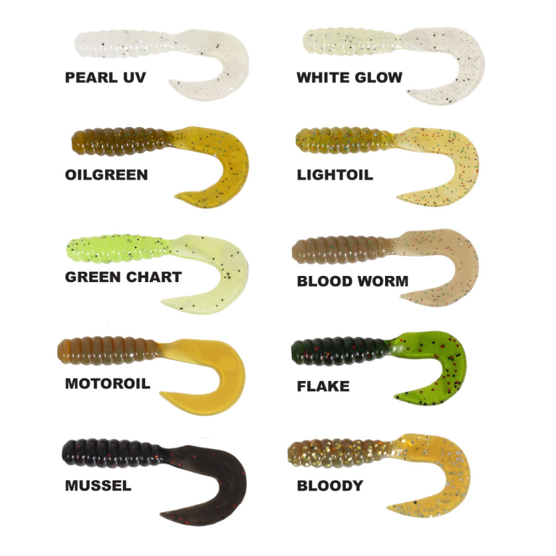 RYUJI SWIM WORM 5.5CM TPR KOKULU SİLİKON - 1