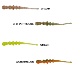 Ryuji Tipsy Worm 5.8cm Silikon Yem (12 Adet) - Ryuji