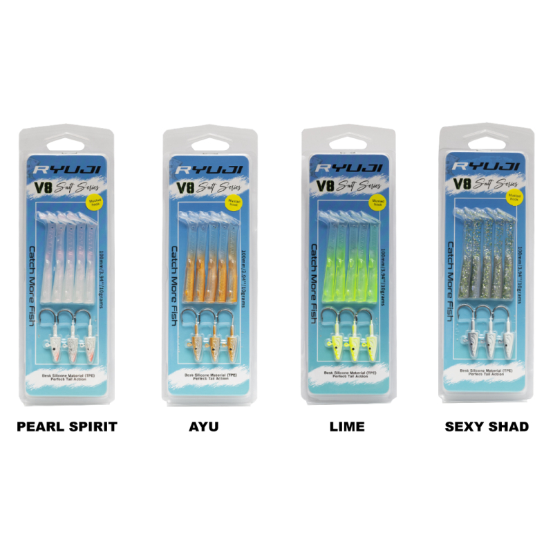 Ryuji V8 8cm 5.5gr Silikon Yem - 2