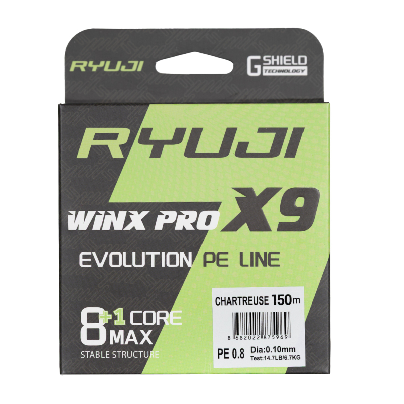 RYUJI WINX PRO X8+1 150M CHARTREUSE İP MİSİNA - 3