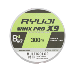 RYUJI WINX PRO X8+1 300M MULTI COLOR İP MİSİNA - 2