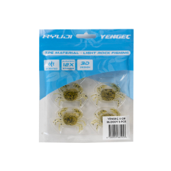 RYUJI YENGEÇ 5CM TPE SİLİKON, (6 ADET) - 2