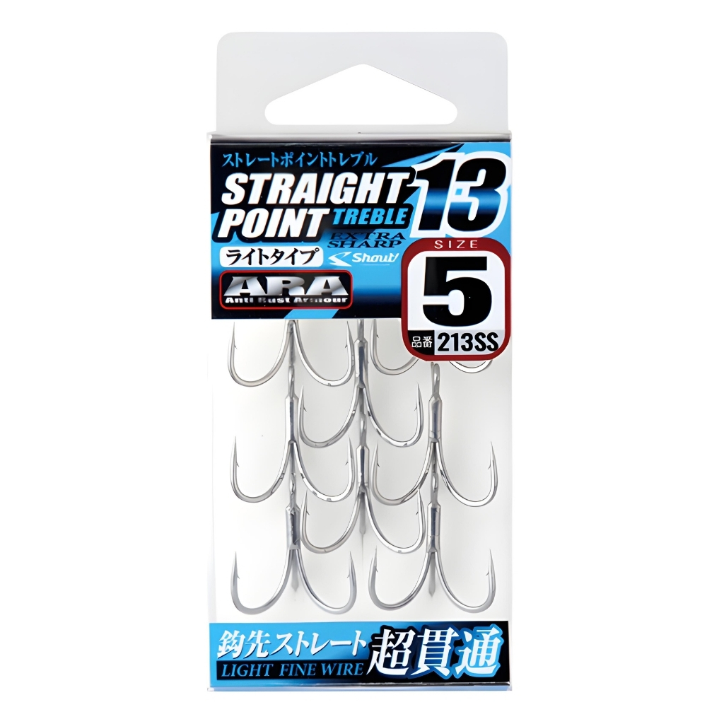 Shout Straight Point 13 Silver Üçlü İğne (8AD)